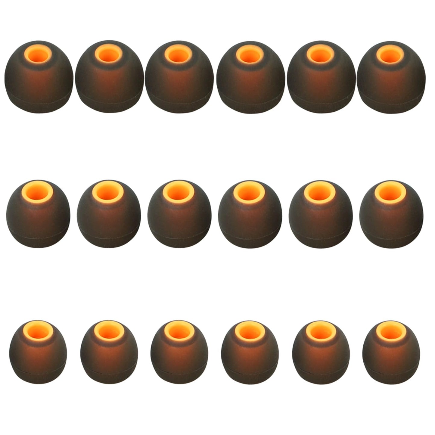 MMYQXI Earbud Replacement Tips Silicone Earbud Tips Earbud Covers Fit for in-Ear Headphones (Inner Hole 3.8mm -5.1mm) Earbud Rubber Tips Ear Tips9 Pairs S/M/L