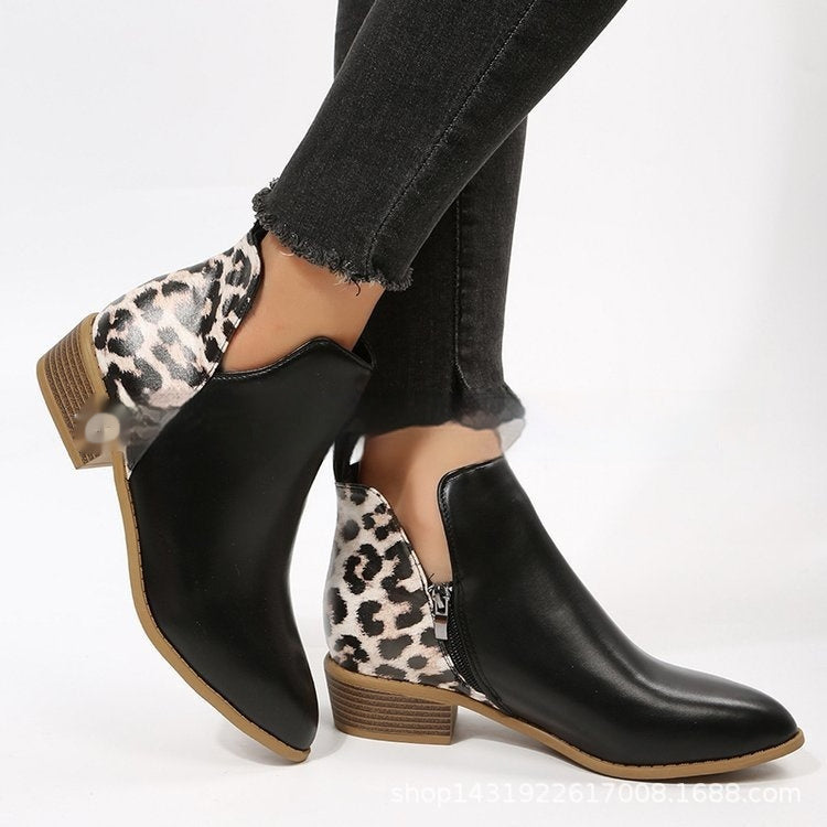 Women's Low-Heel Martin Boots