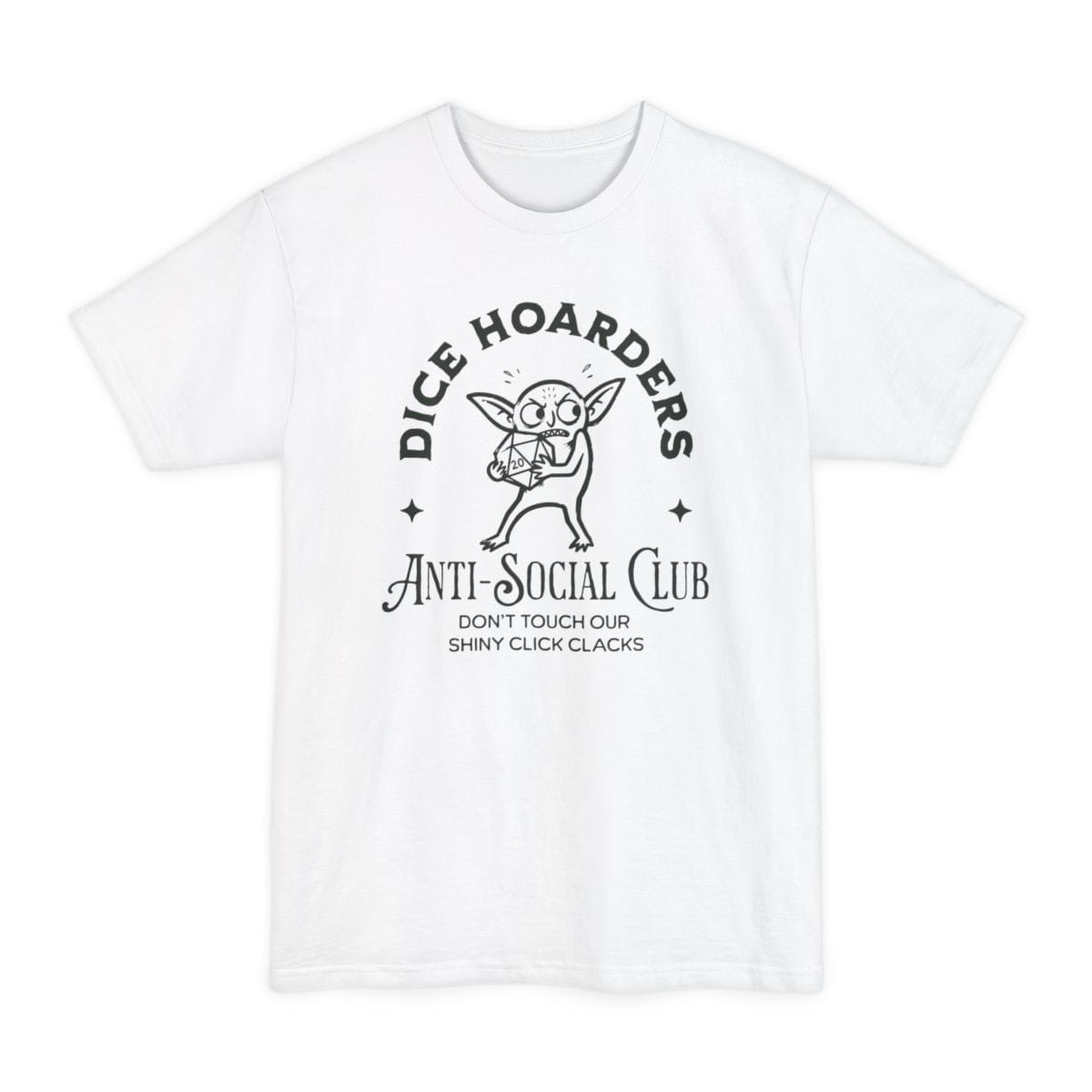 Dice Hoarders Anti-Social Club Tall T-Shirt