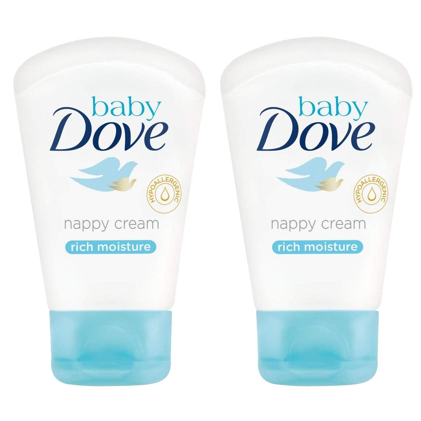 Dove Baby Rich Moisture Nappy Cream - 1.58 Oz / 45 g x 2 Pack