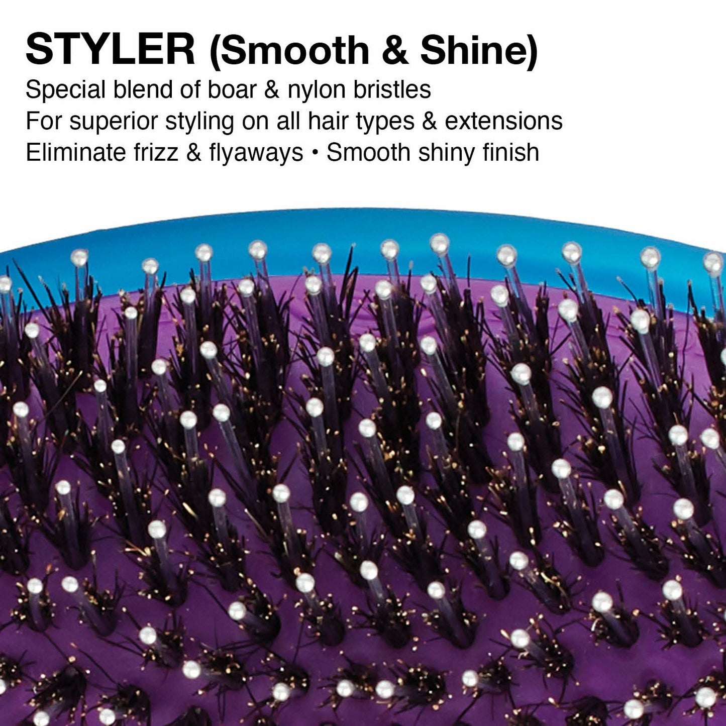 Olivia Garden The OG Brush Styler Brush OGD-C02 (Blue) Smooth & Shine
