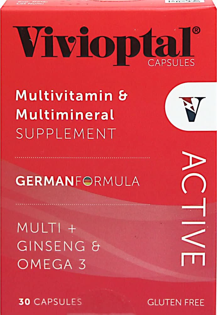 Vivioptal ACTIVE Multivitamin & Multimineral Supplement 30 Softgels