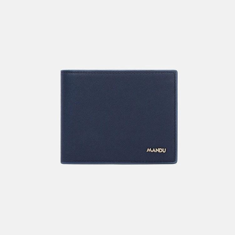 Men's PU Twill Short Anti-theft Swiping Multifunctional Wallet For Men