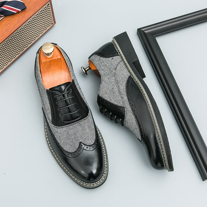 Men's Brogue Casual Formal Slippers