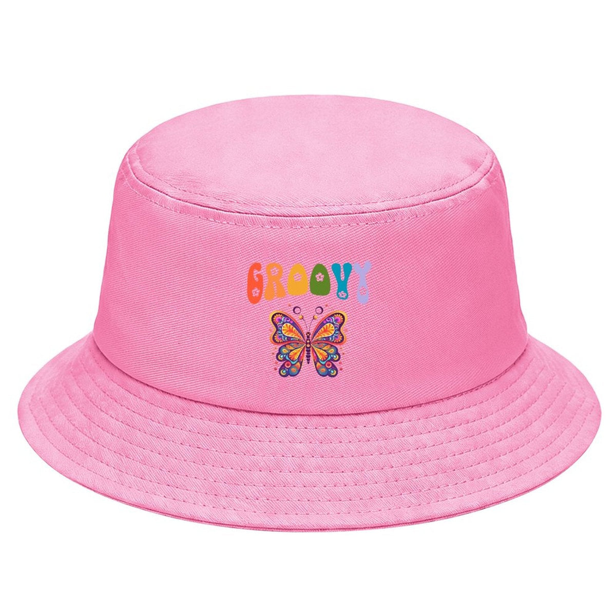 Groovy Butterfly Children’s Bucket Hat (Front Printing)