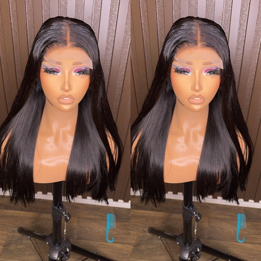 Cabello vietnamita virgen negro liso