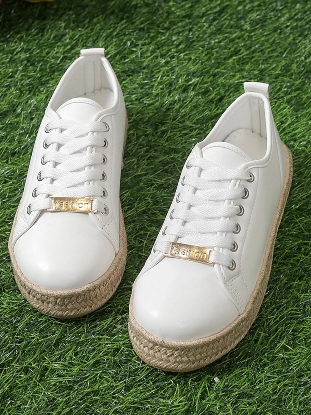 Round Toe Platform Sneakers