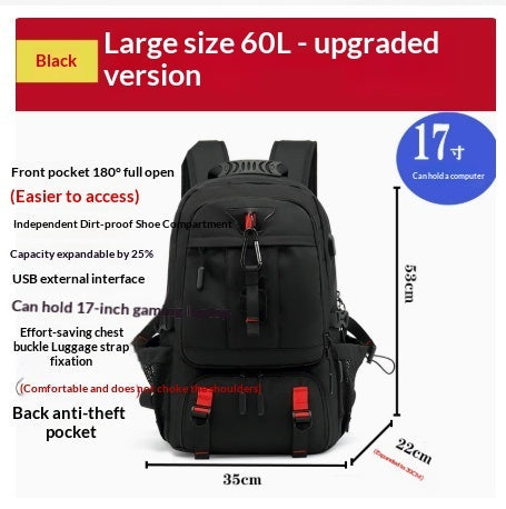 Men's Large Capacity Backpack