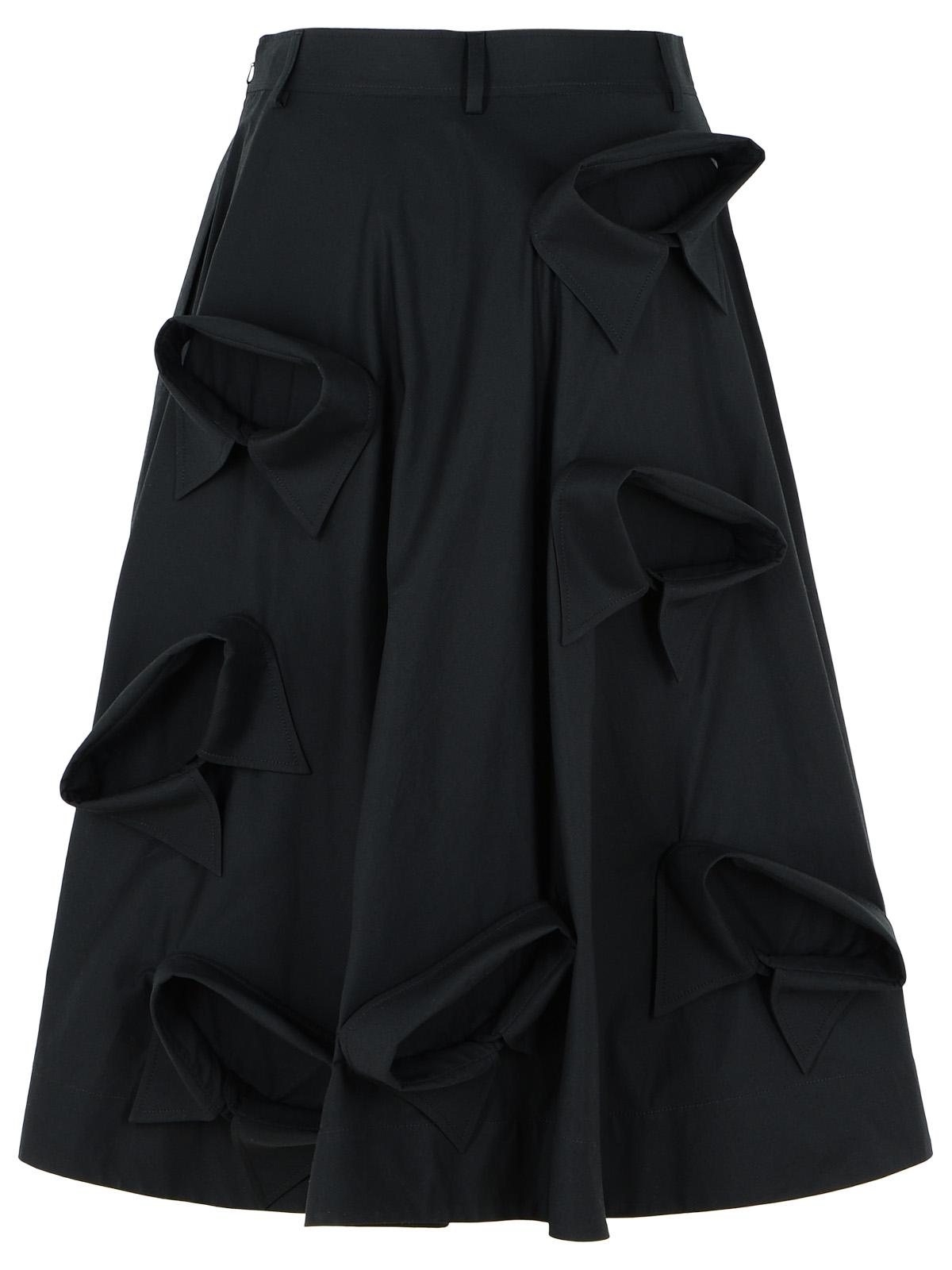 Moschino Black Cotton Skirt Women