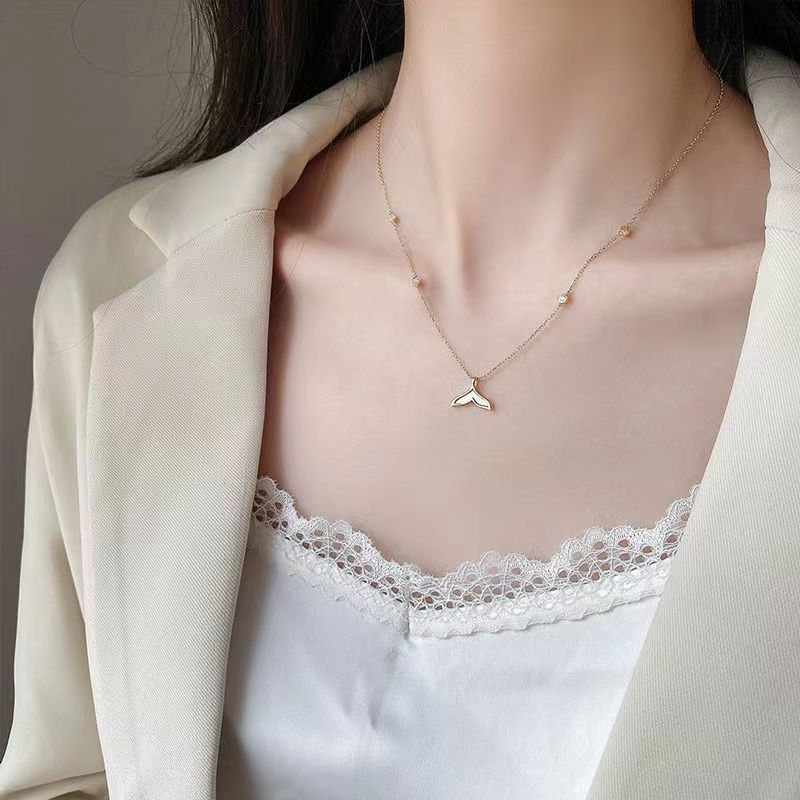 S925 Sterling Silver Mermaid Necklace