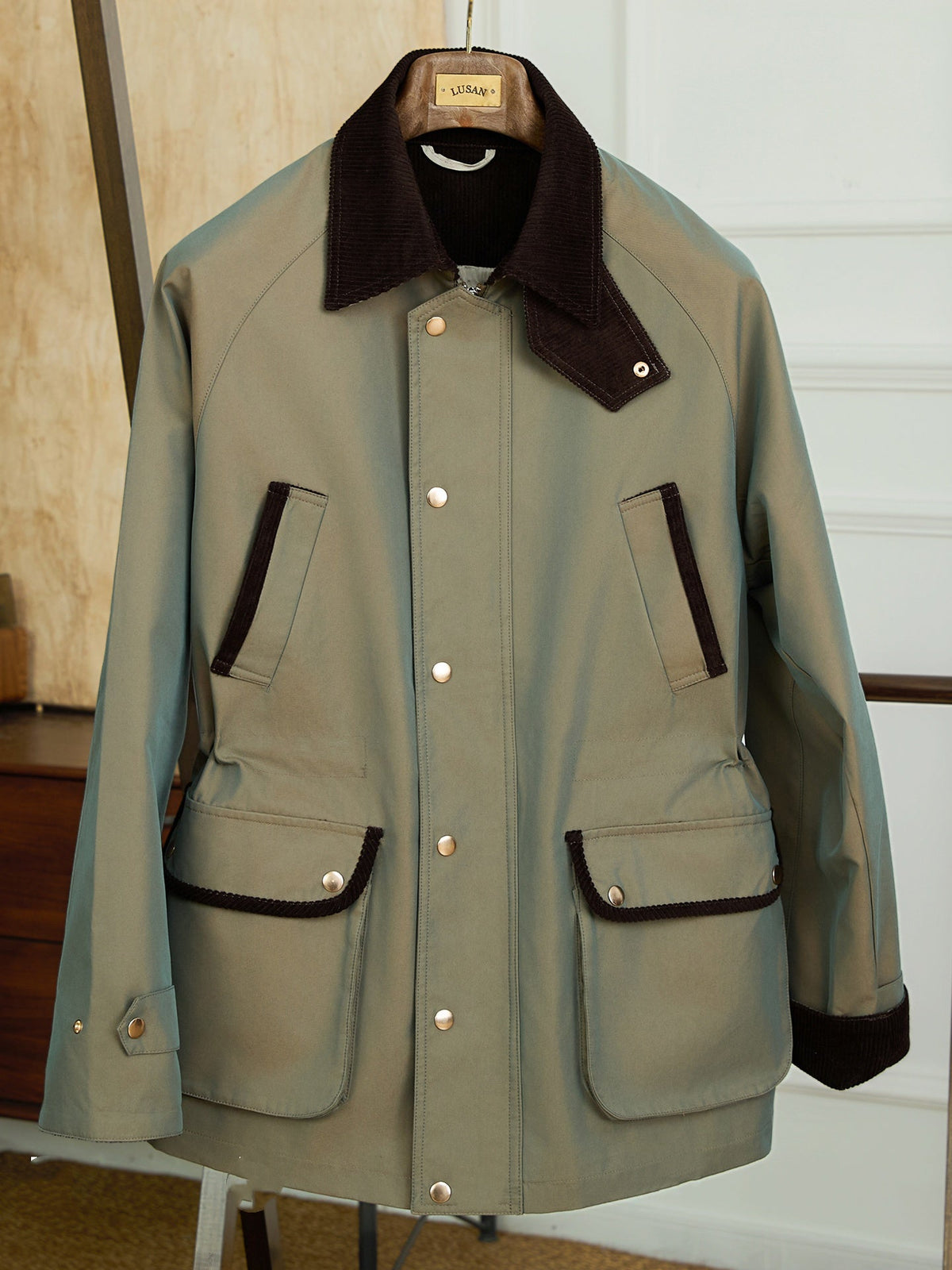 Vintage Jacket Blended Outdoor Waterproof Jacket