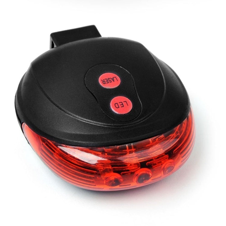 Bicycle Tail Light 5LED 2Laser