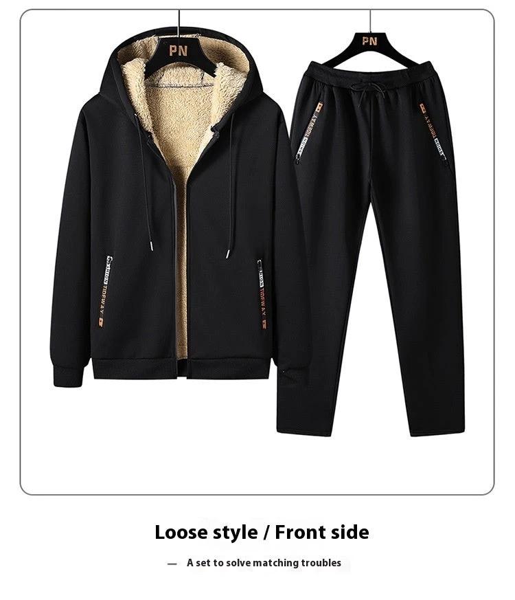 Men's Solid Color Sweatsuit