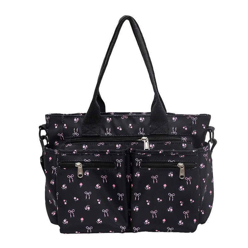 Women's Retro Printed Travel Tote Travel Bag