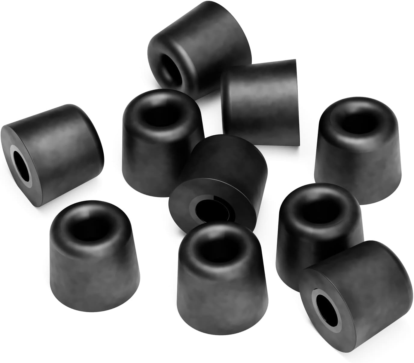 Decibullz - Custom Molded Earplug Earphone and Earbud Replacement Tips (5 Pack) Small