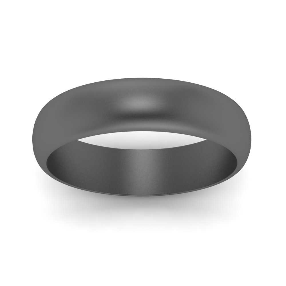 Low Dome 6mm Men Wedding Band