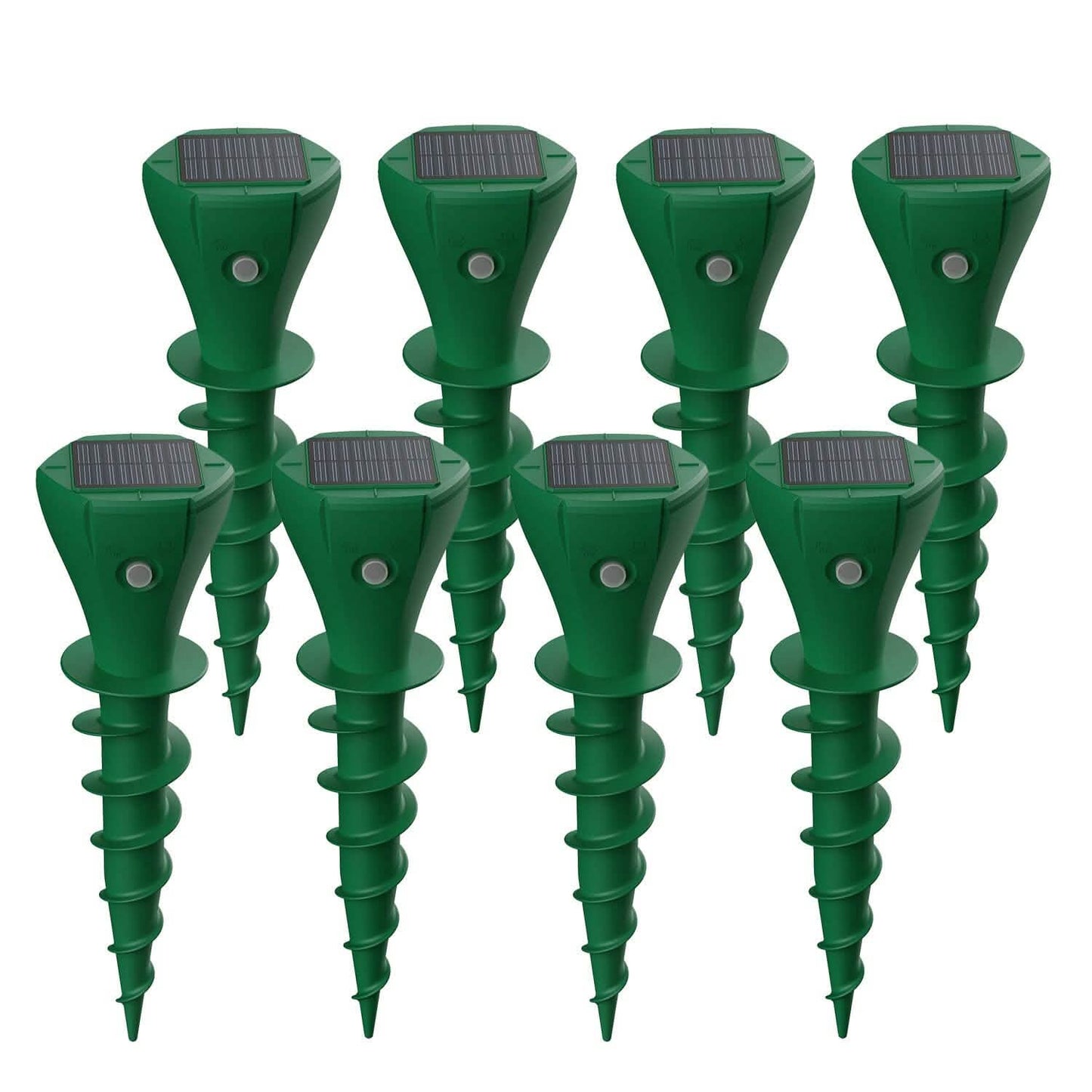 8-Pieces: Solar Powered Repellent Waterproof Solar Vibration Stake