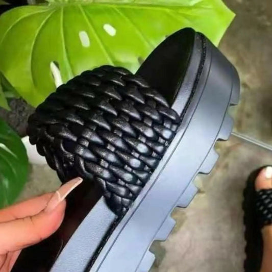 Zapatos Trendsi - Sandalias de plataforma elegantes con punta abierta