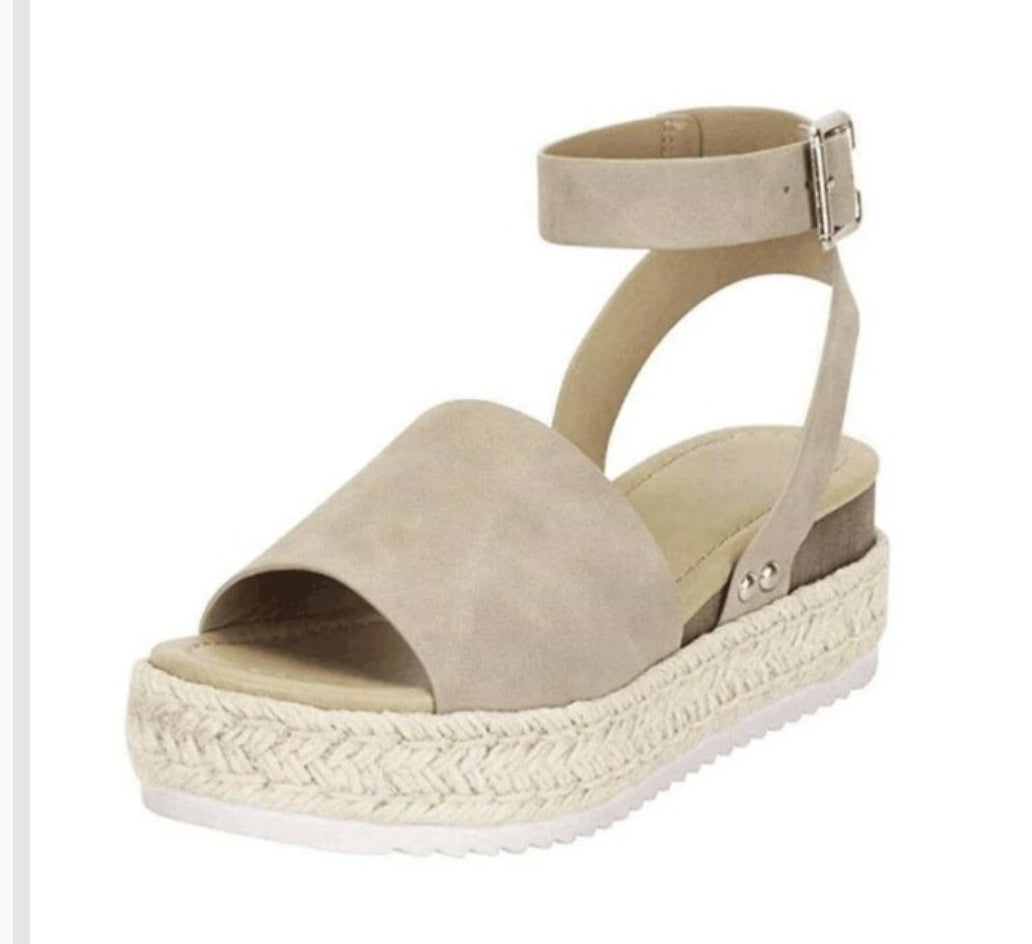 Wedge Fish Mouth Sandals