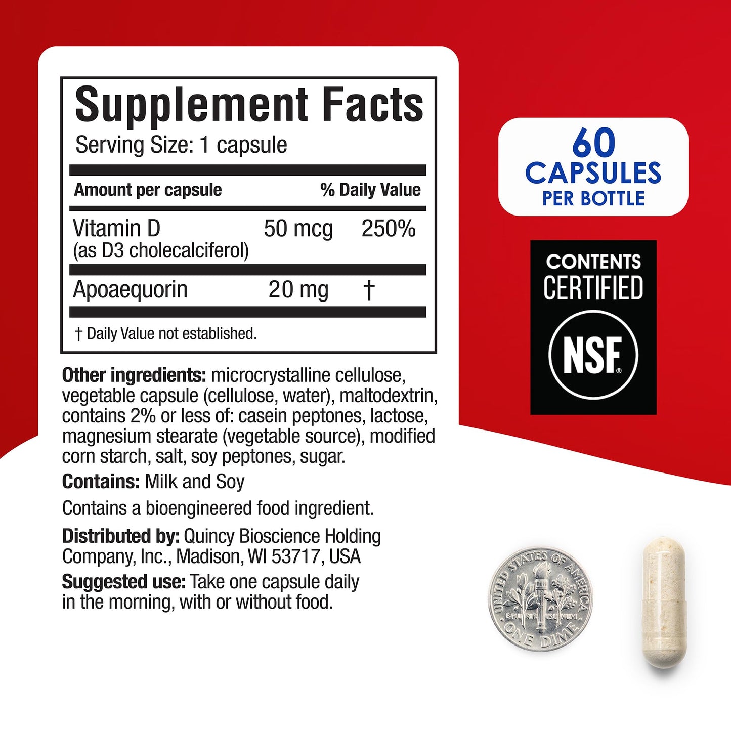 Prevagen Extra Strength 20mg, 60 Capsules