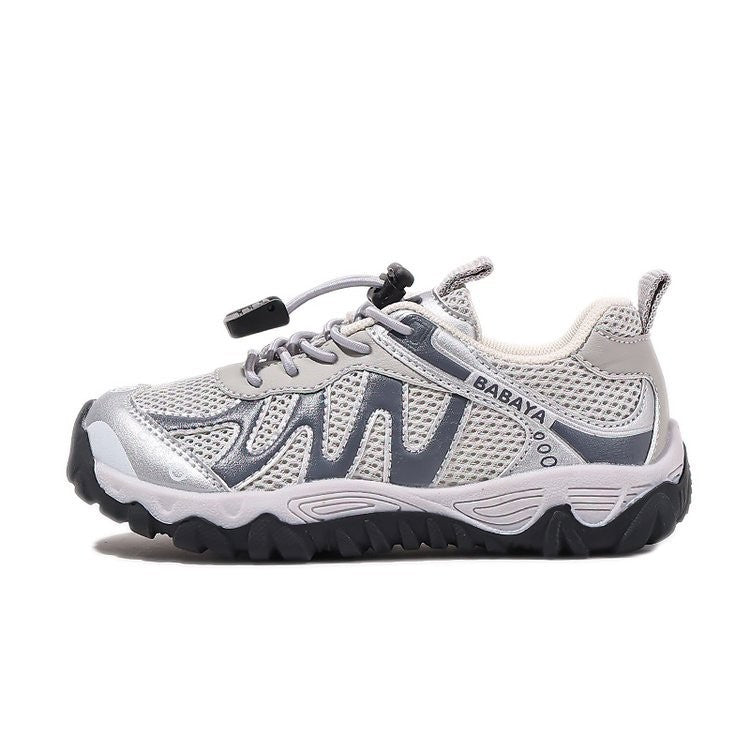 2026 New Kids Mesh Sneakers, Boys Outdoor Hiking Non-slip Running Shoes, Girls Dad Sneakers