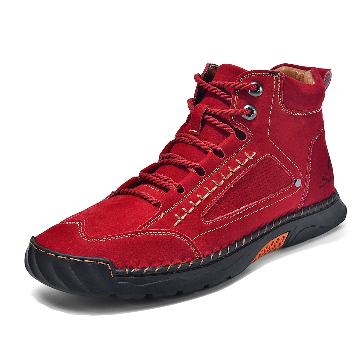 Handmade Lace-Up Ankle Boots