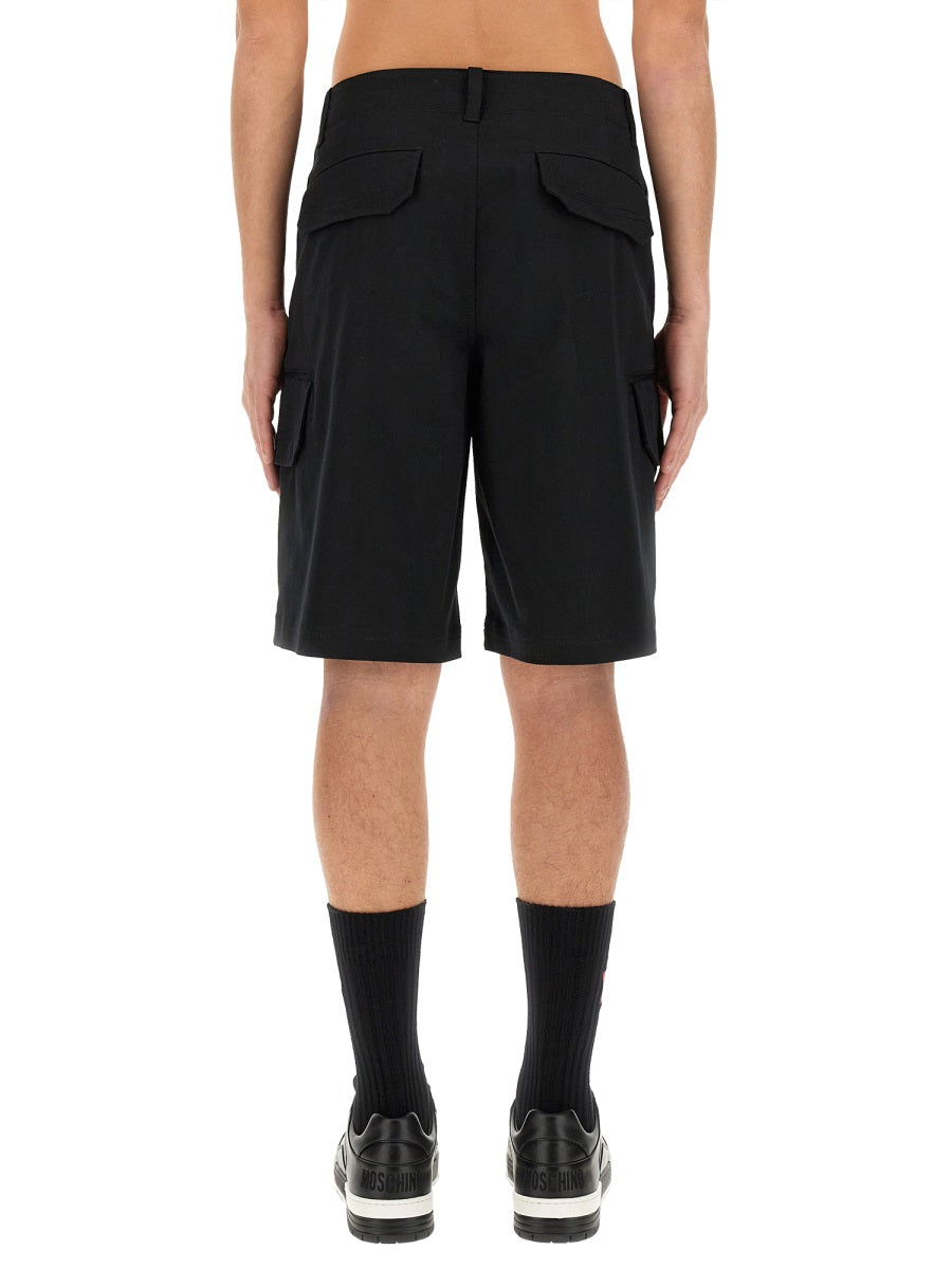 Moschino Men Bermuda With Logo