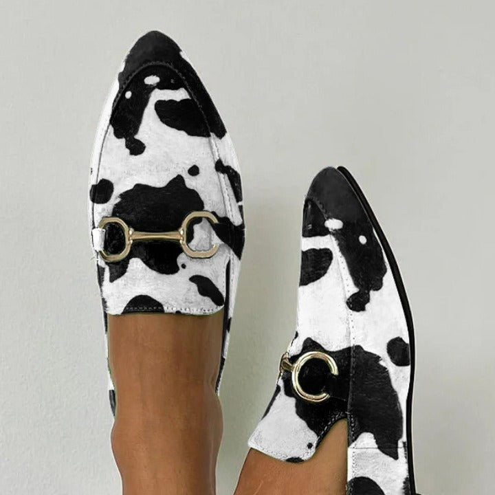 Pointed-Toe Slip-On Flats