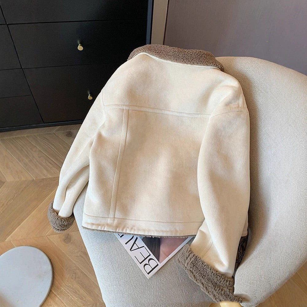 Loose Thick Small Fur Coat For Women