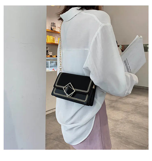 Bolso cruzado de cadena de moda y monedero pequeño