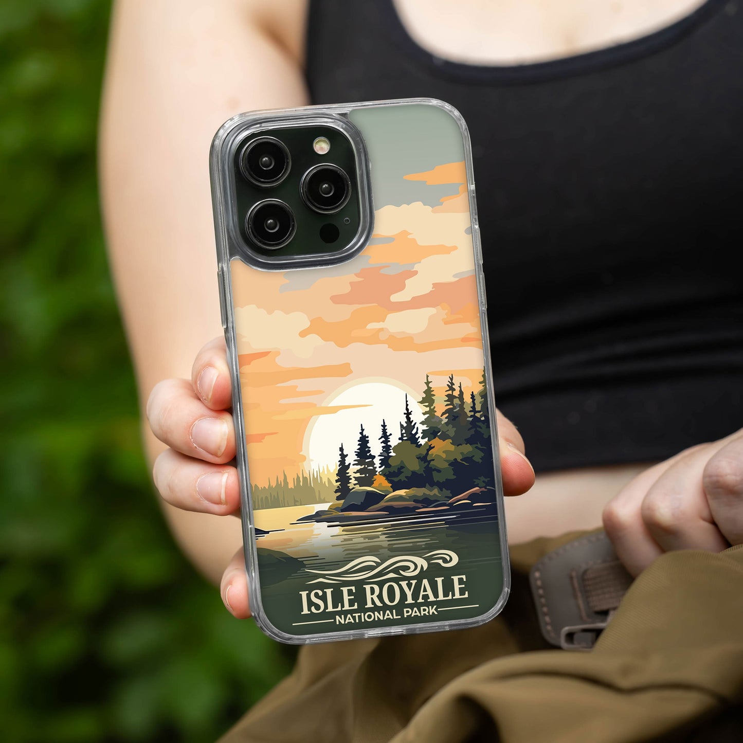 National Parks Isla Royale HD Apple iPhone 13 Series Mag-Safe Phone Case