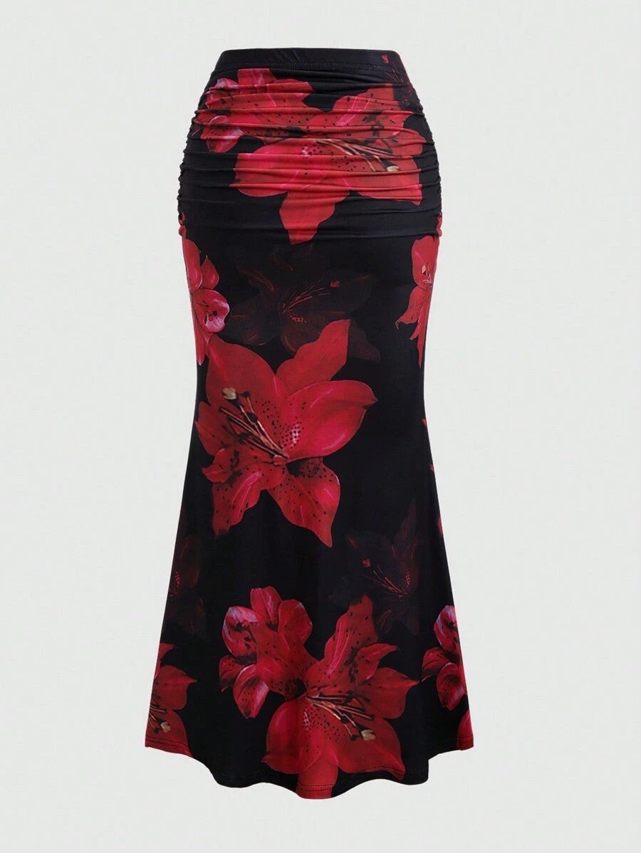 A- Line Skirt Leisure Vacation Long Women's Clothing