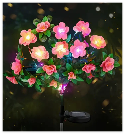 Azalea Flowers LED Garden Lights (One Piece)