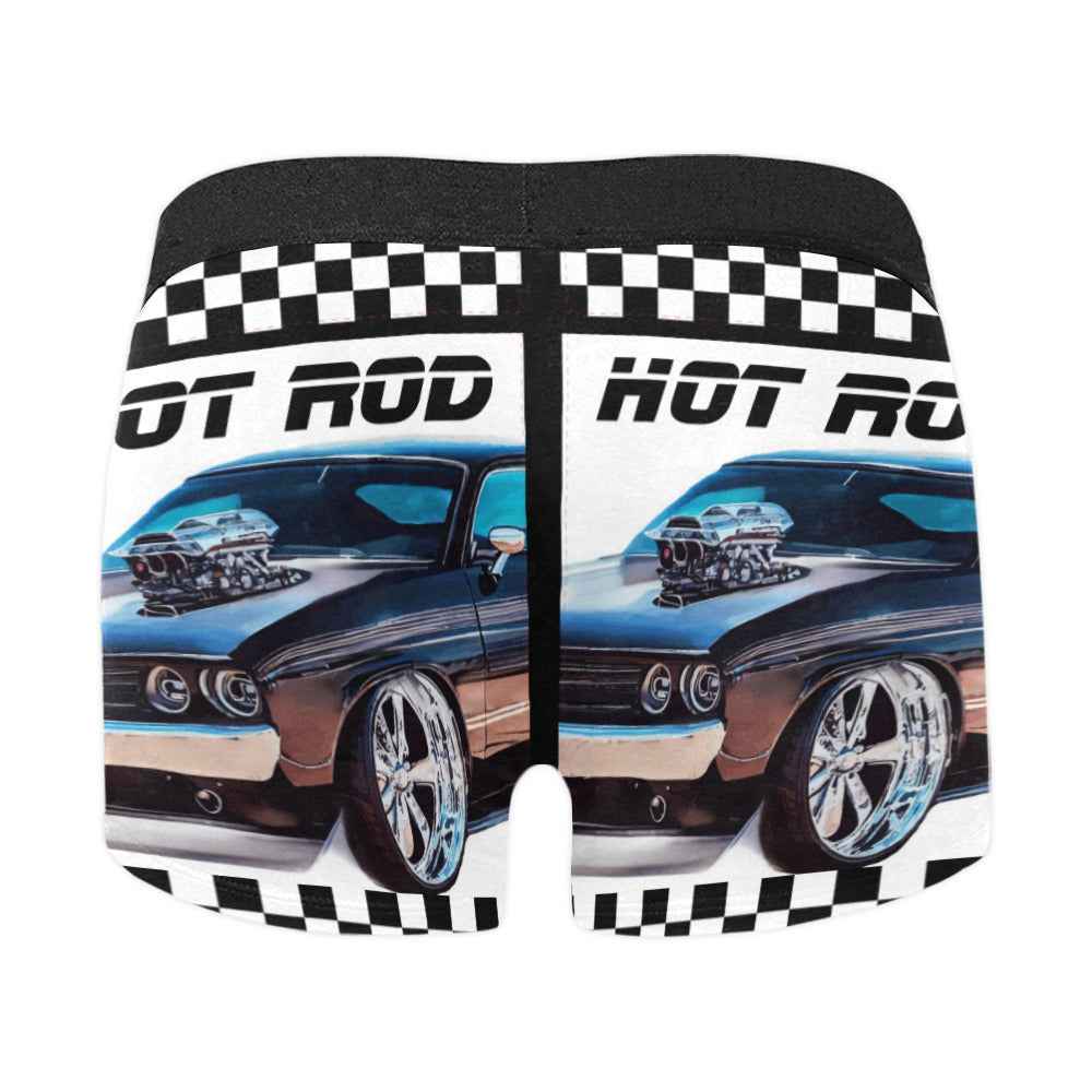 Hot Rod Muscle Car Men's All Over Print Boxer Briefs