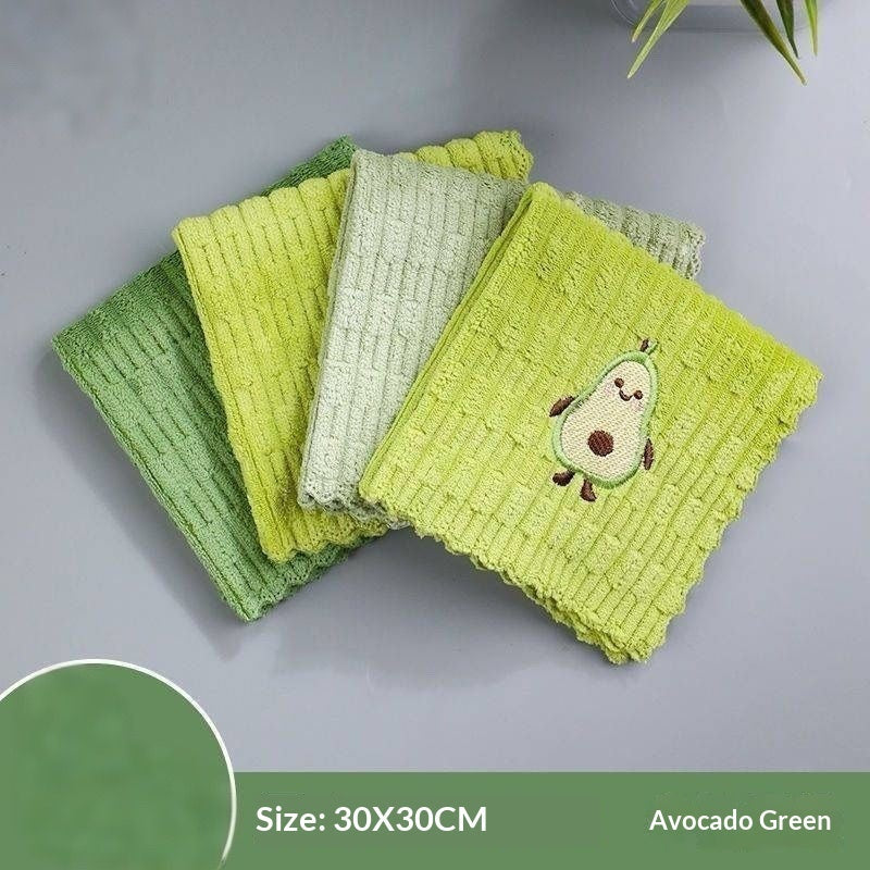 Avocado Kitchen Dishwashing Cleaning Cloth That Doesnt Shed Fibers
