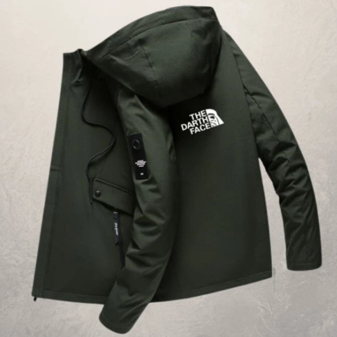 Men's Casual Loose Sports Hooded Jacket
