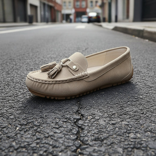 Mocasines sin cordones antideslizantes de suela blanda — Zapatos cómodos para mujer