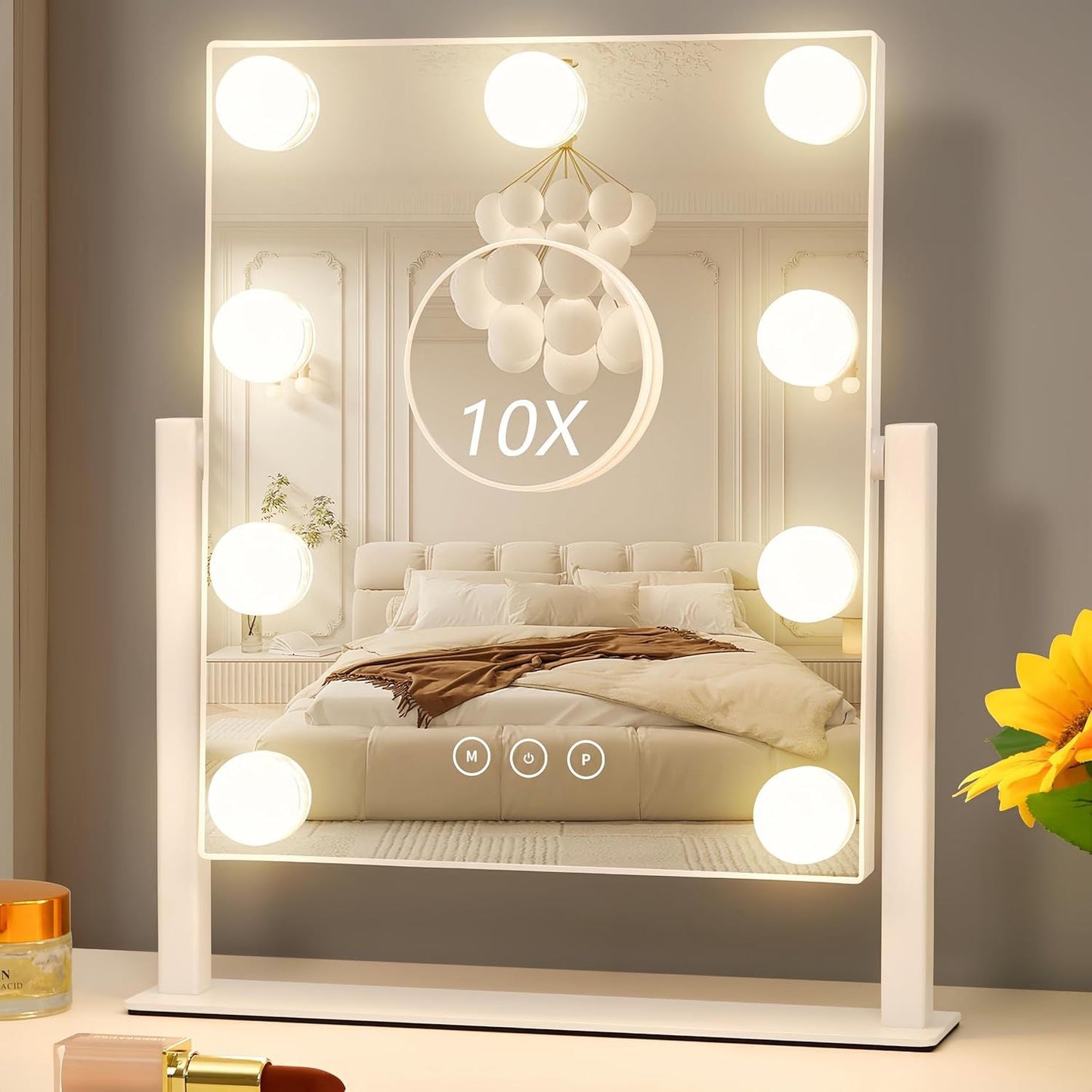 Smart Makeup Mirror Desktop With Bulb Fill Light Dressing