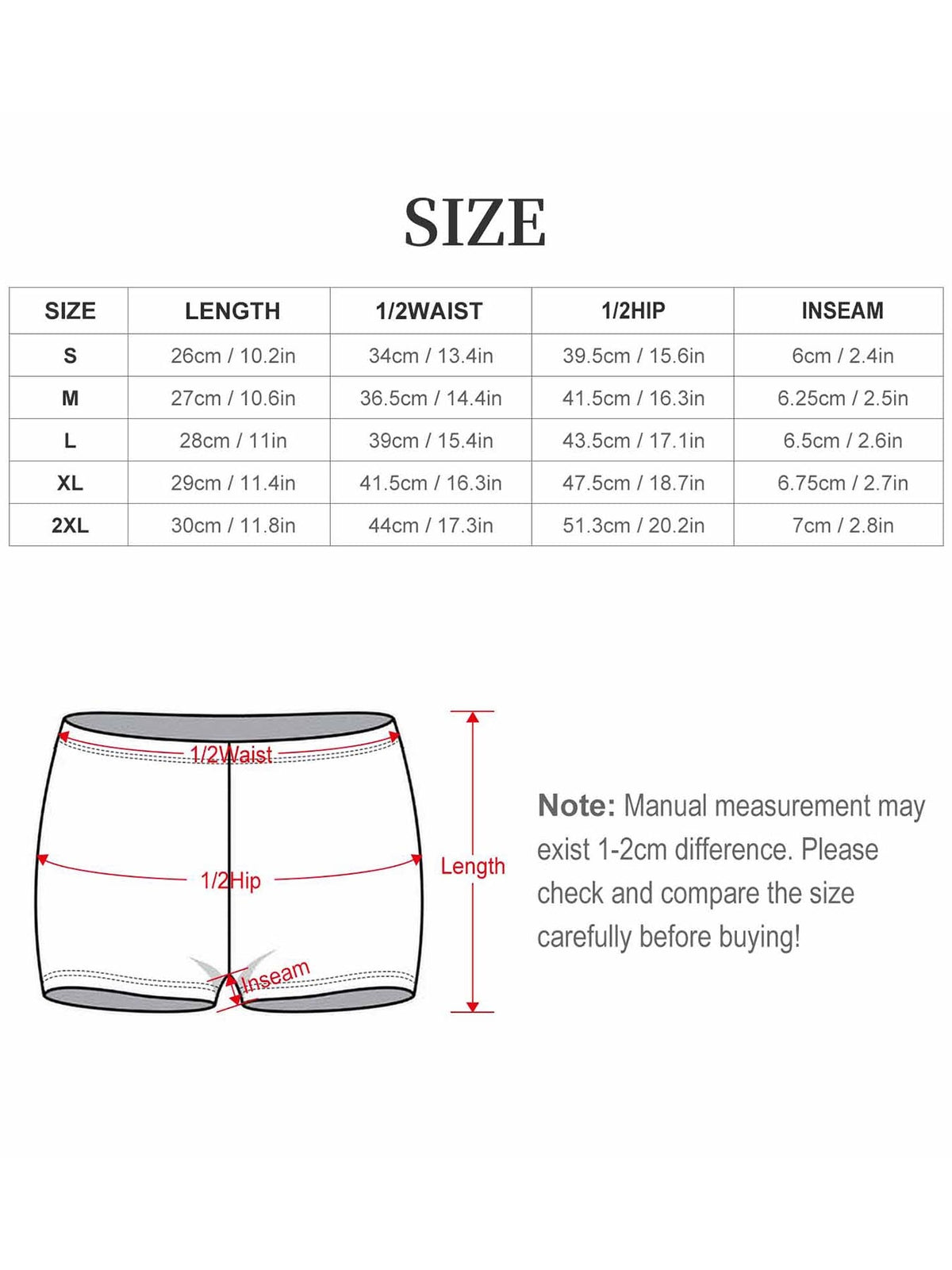 Happy Face XO's Boxer Brief Boyshorts for Women (Made in USA)