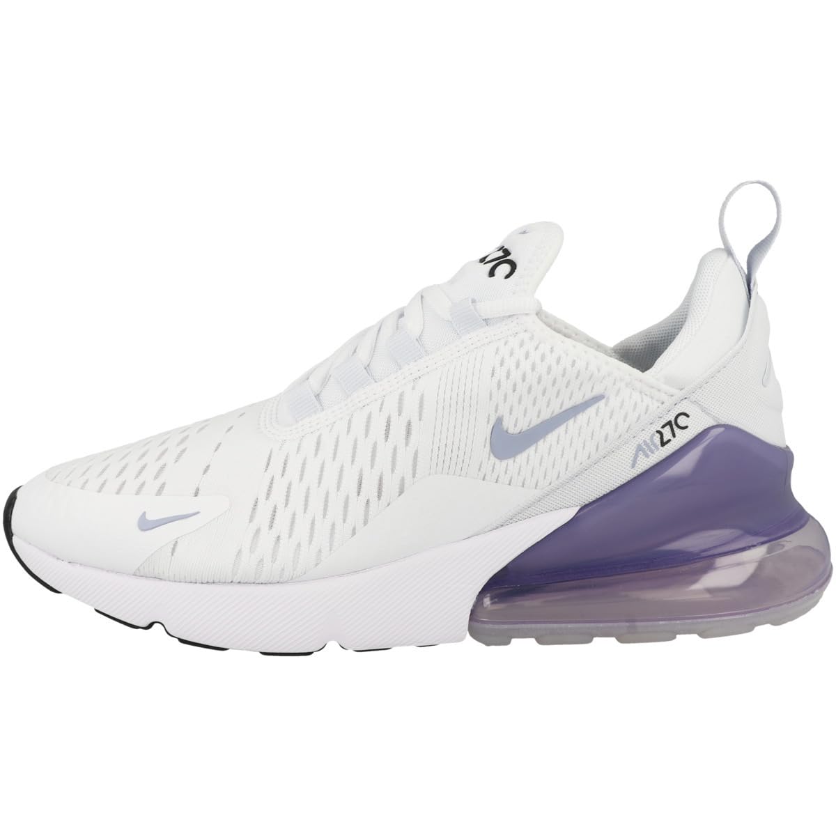 Nike Air Max 270 Womens Shoes (AH6789-121 White/Football Grey/White/Blue Whisper) Size 11.5