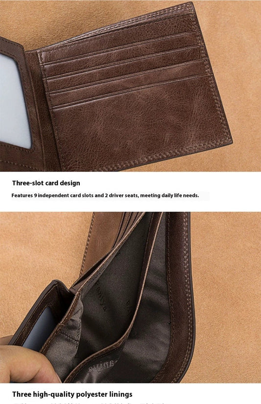 Men's Wallet Short Tactile Feel
