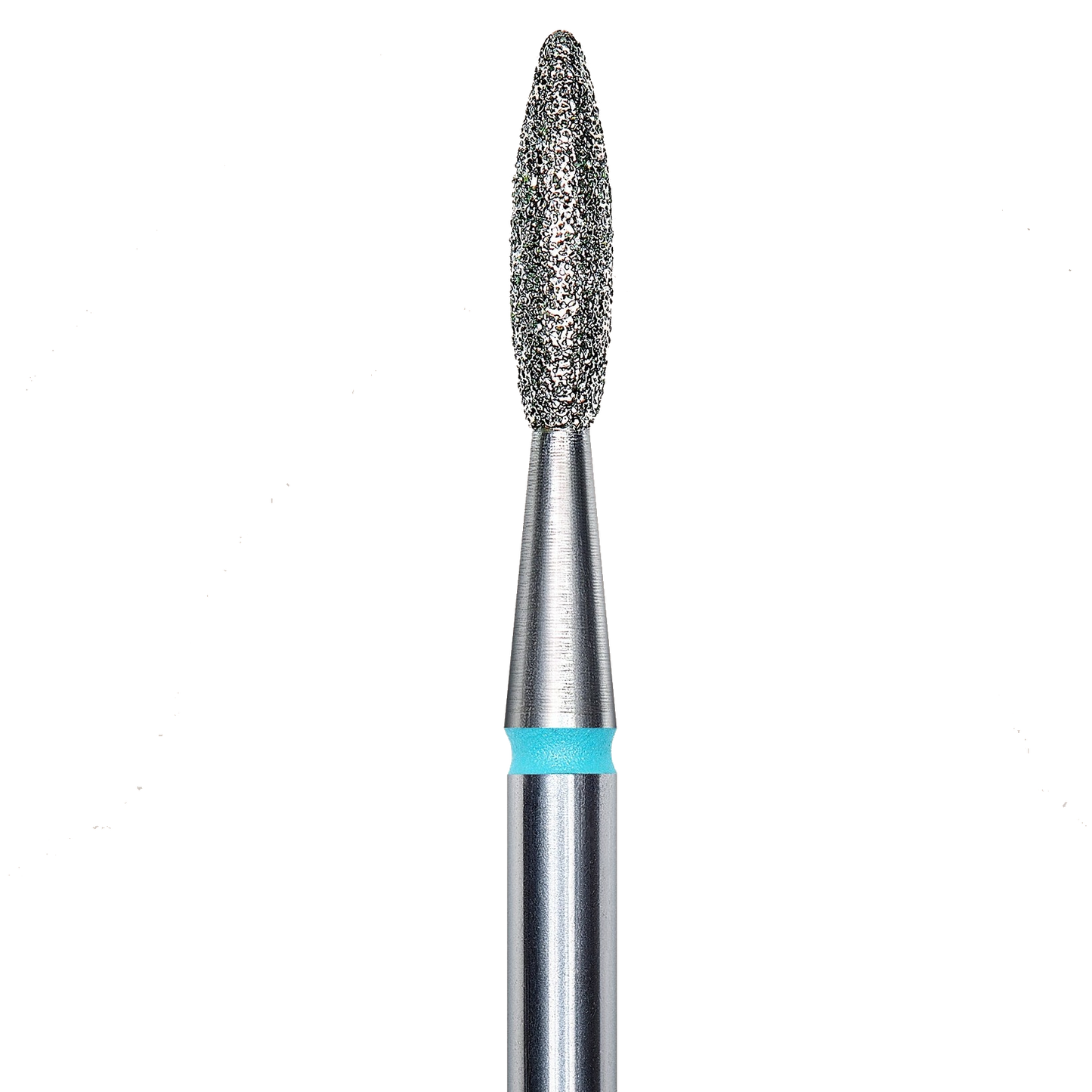 DIAMOND NAIL DRILL BIT, "FLAME", BLUE, HEAD DIAMETER 2.1/8MM (FA10B021/8) - STALEKS™