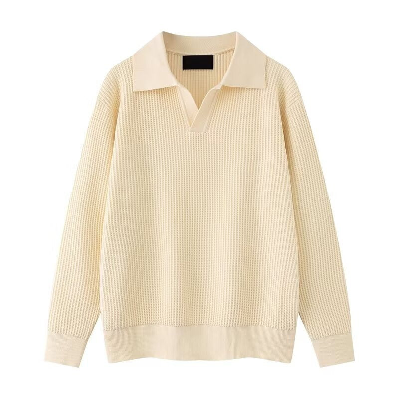 Loose-fitting Top T-shirt For Outerwear Undershirt Sweater