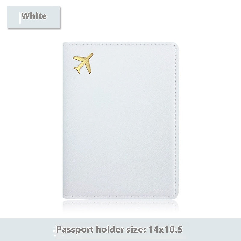 Multifunctional Id Bag Pu Leather Passport Cover