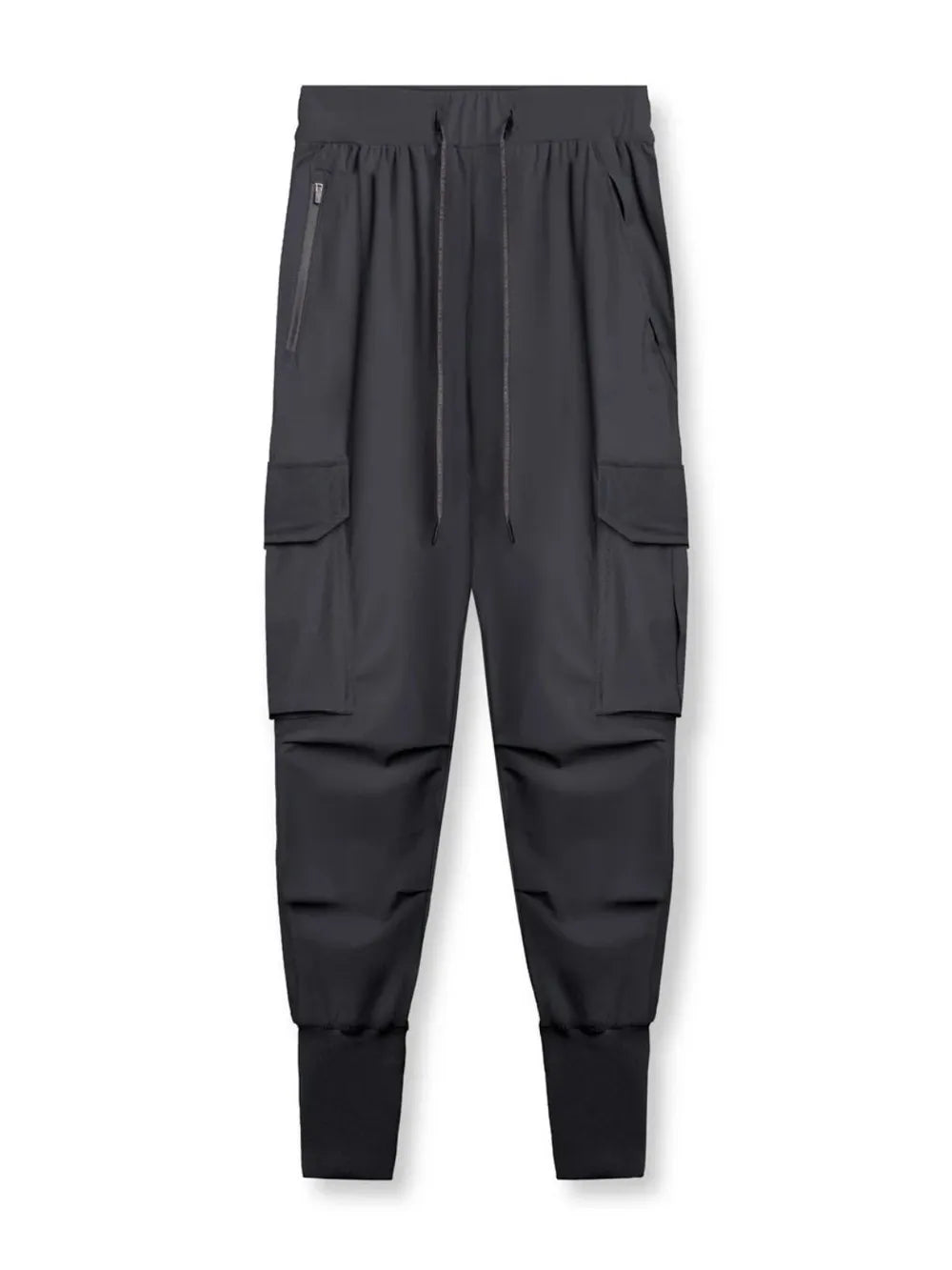 Pantalones de chándal de hombre de talla grande con cordón y bolsillos