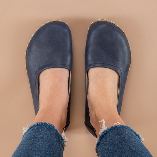 Women's Blue Barefoot Ballet Flats