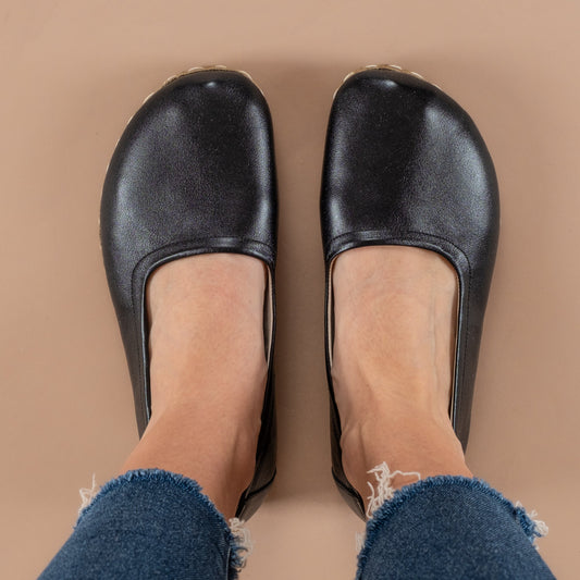 Women's Black Barefoot Ballet Flats