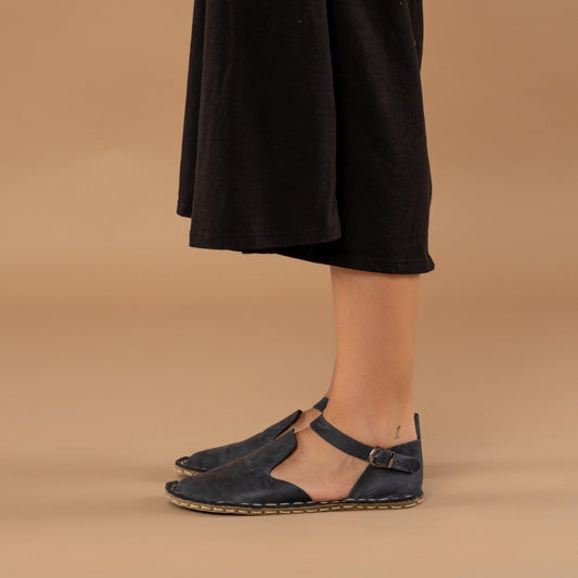 Women's Blue Closed Toe Barefoot Sandals
