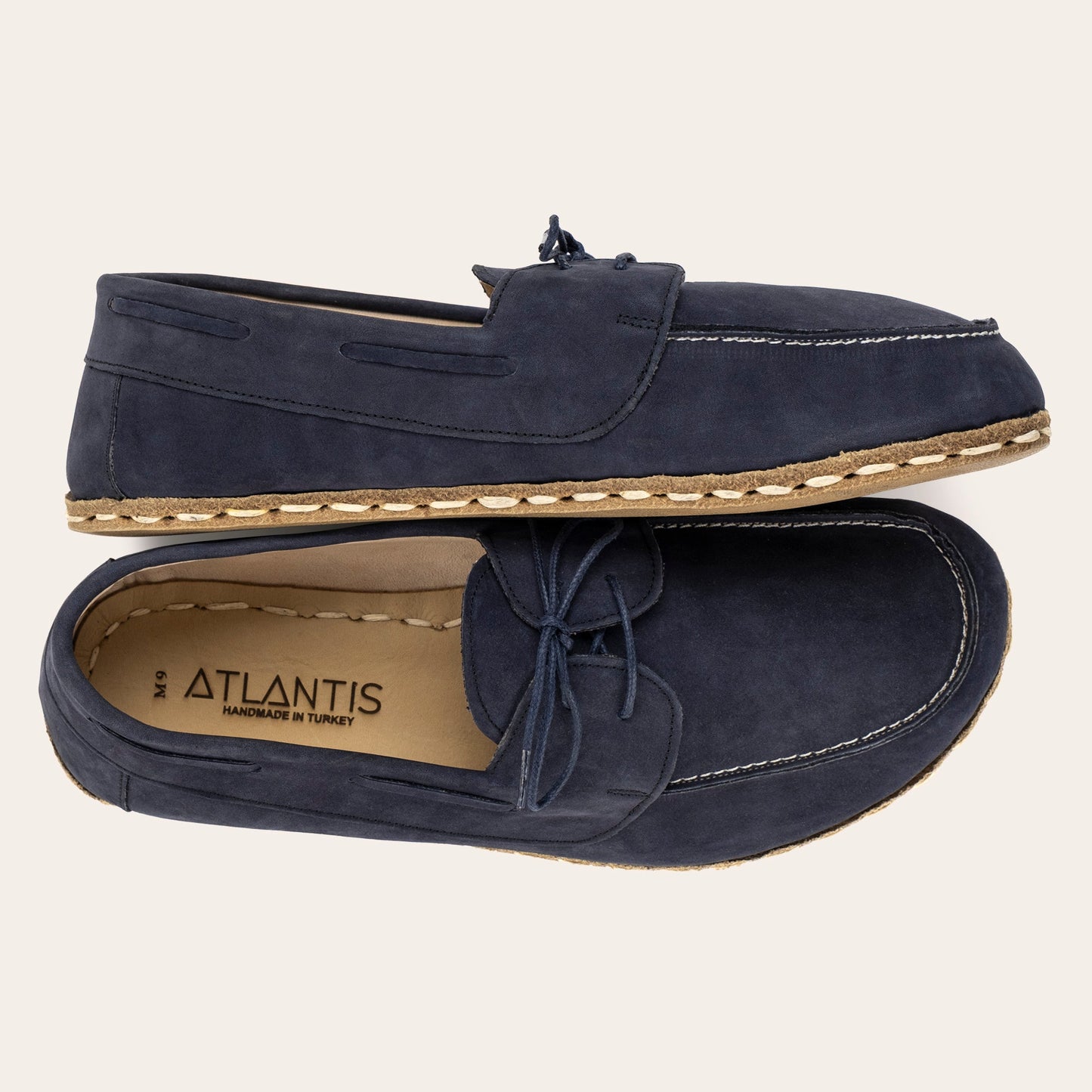 Women's Navy Nubuck Dock Shoes