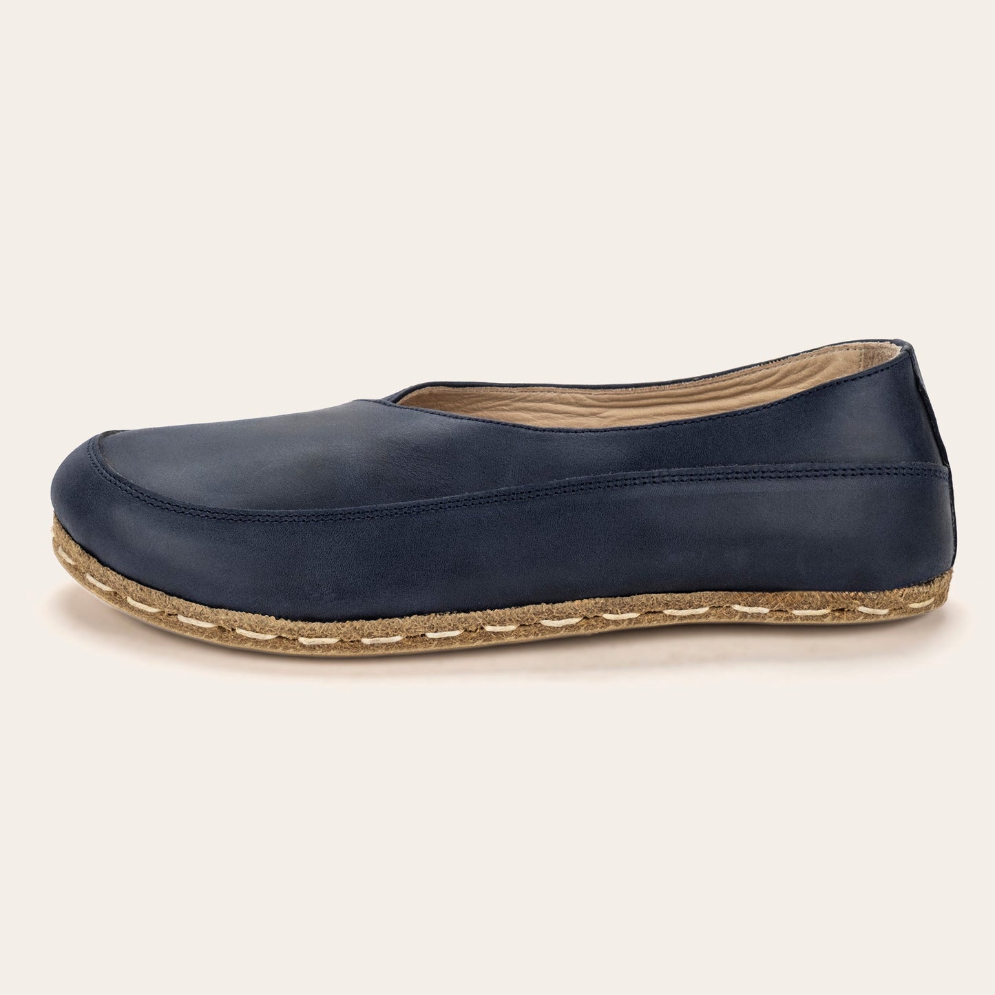 Women's Blue Barefoot Cross Ballet Flats
